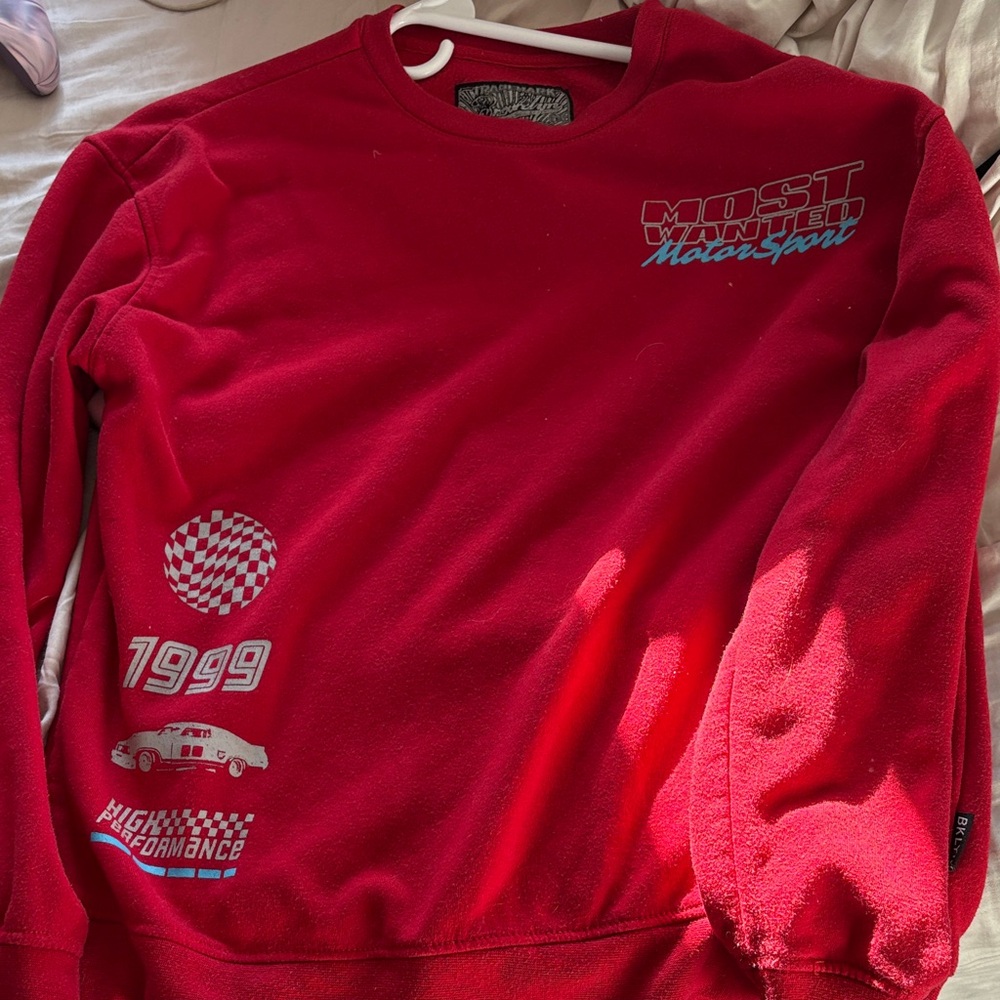 Brooklyn Cloth Red Crewneck Sweater